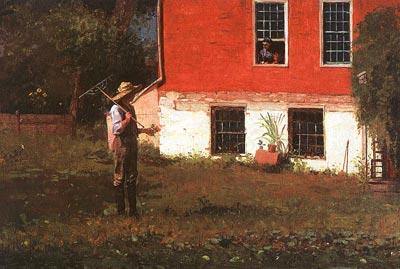 Os rústicos (Winslow Homer) - Reprodução com Qualidade Museu