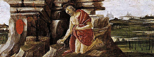 Retábulo de São Jerônimo na Penitência - São Marcos (Sandro Botticelli) - Reprodução com Qualidade Museu