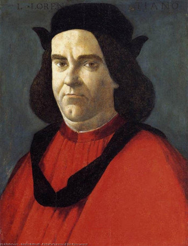 Retrato de Lorenzo Di Ser Piero Lorenzi (Sandro Botticelli) - Reprodução com Qualidade Museu