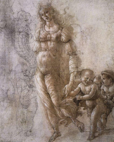 O outono (Sandro Botticelli) - Reprodução com Qualidade Museu