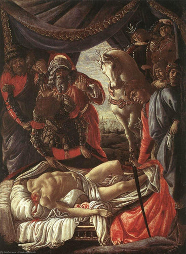 A descoberta do assassinato de Holofernes (Sandro Botticelli) - Reprodução com Qualidade Museu