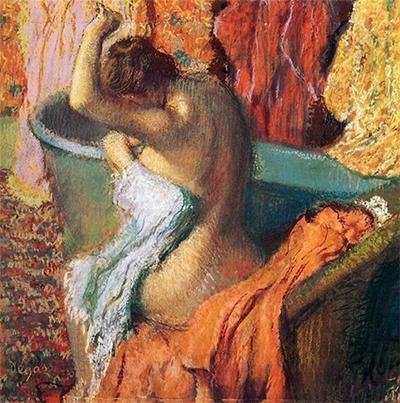 Banhista Sentada (Edgar Degas) - Reprodução com Qualidade Museu