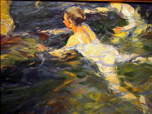 Nadadores, Javea (Joaquin Sorolla) - Reprodução com Qualidade Museu