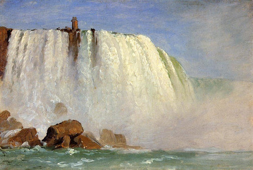 Estude para o Under Niagara (Frederic Edwin Church) - Reprodução com Qualidade Museu