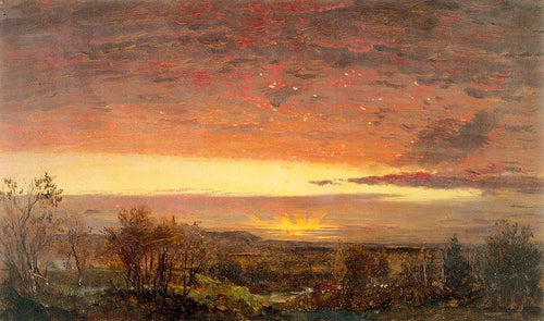 nascer do sol (Frederic Edwin Church) - Reprodução com Qualidade Museu