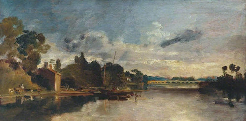 The Thames Near Walton Bridges (Joseph Mallord William Turner) - Reprodução com Qualidade Museu