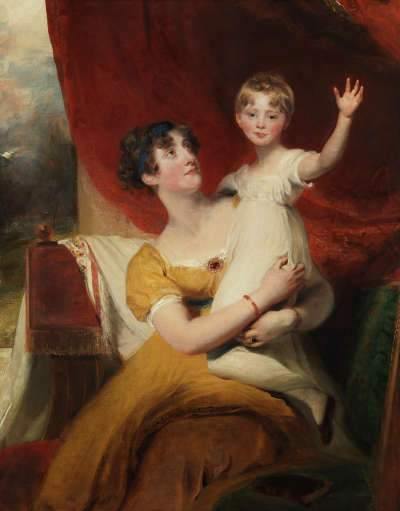 Lady Orde com sua filha Anne