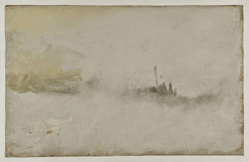 Navio em uma tempestade (Joseph Mallord William Turner) - Reprodução com Qualidade Museu