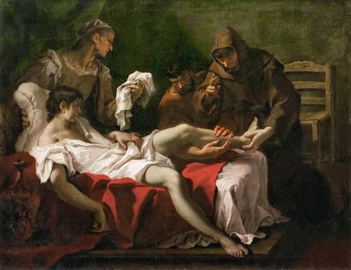 Santo Antônio de Pádua curando um jovem