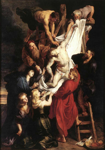 Descida da Cruz - Painel do Meio (Peter Paul Rubens) - Reprodução com Qualidade Museu
