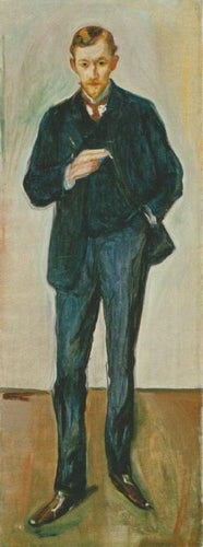 O francês, Monsieur Archimard (Edvard Munch) - Reprodução com Qualidade Museu