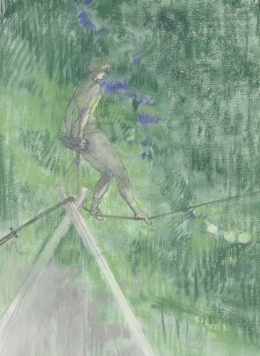Andador na corda bamba (Henri de Toulouse-Lautrec) - Reprodução com Qualidade Museu