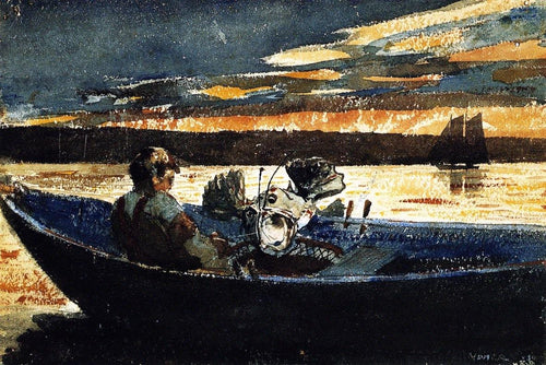 O Sculpin (Winslow Homer) - Reprodução com Qualidade Museu