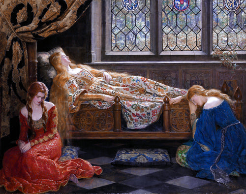 A bela Adormecida (John Collier) - Reprodução com Qualidade Museu