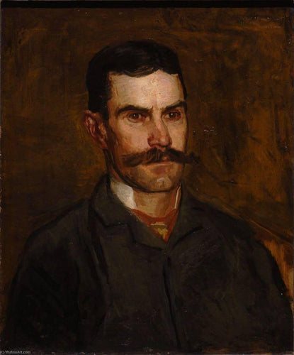 Retrato de Frank MacDowell (Thomas Eakins) - Reprodução com Qualidade Museu