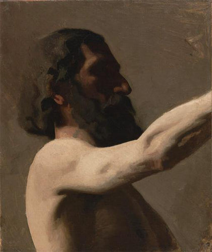 Estudo de um homem nu (Thomas Eakins) - Reprodução com Qualidade Museu