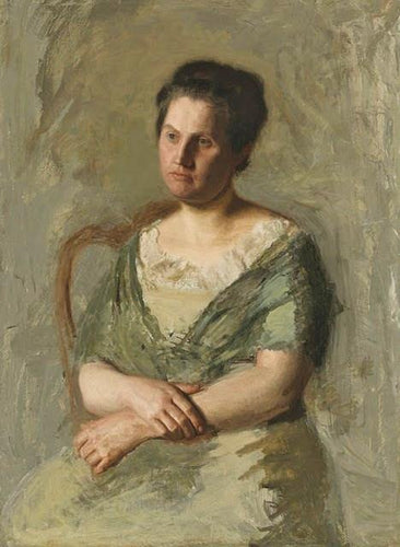 Sra. William Shaw Ward (Thomas Eakins) - Reprodução com Qualidade Museu