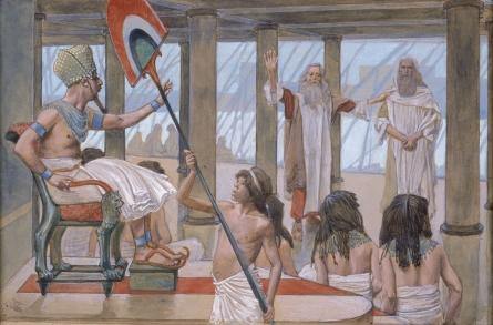 Moisés fala com o Faraó