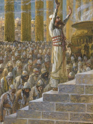 Salomão dedica o templo
