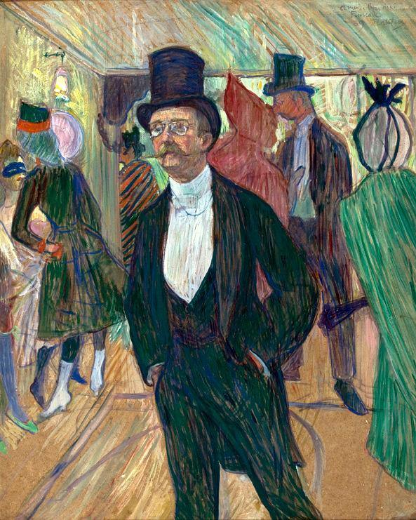 Monsieur Fourcade (Henri de Toulouse-Lautrec) - Reprodução com Qualidade Museu