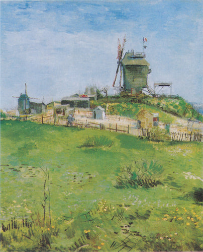 Le Moulin De La Galette (Vincent Van Gogh) - Reprodução com Qualidade Museu