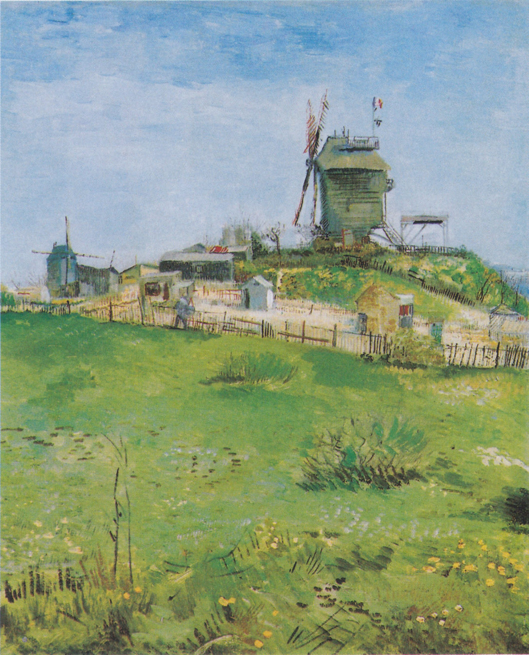 Le Moulin De La Galette (Vincent Van Gogh) - Reprodução com Qualidade Museu