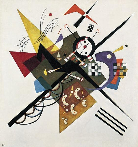 Em branco II (Wassily Kandinsky) - Reprodução com Qualidade Museu