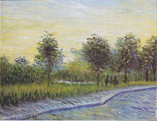 Caminho no Parque Voyer Dargenson, em Asnières (Vincent Van Gogh) - Reprodução com Qualidade Museu