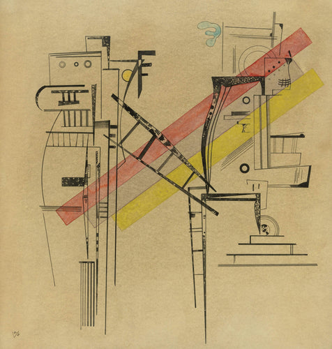 Transmissão (Wassily Kandinsky) - Reprodução com Qualidade Museu