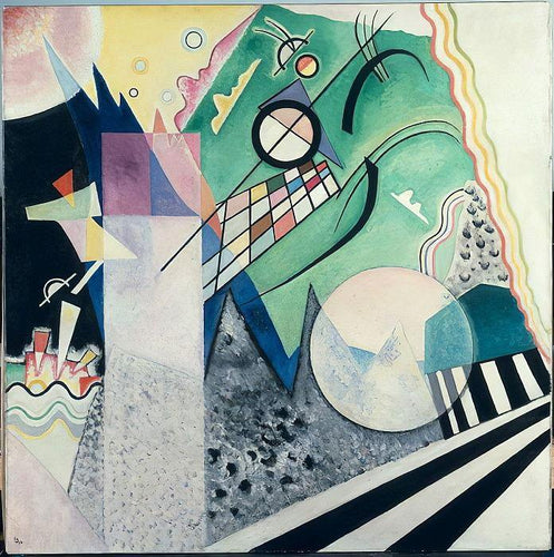 Composição Verde (Wassily Kandinsky) - Reprodução com Qualidade Museu