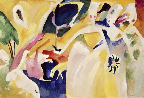 Pastorale (Wassily Kandinsky) - Reprodução com Qualidade Museu