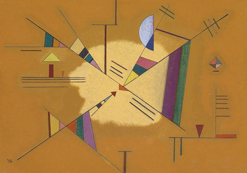 Diagonal (Wassily Kandinsky) - Reprodução com Qualidade Museu