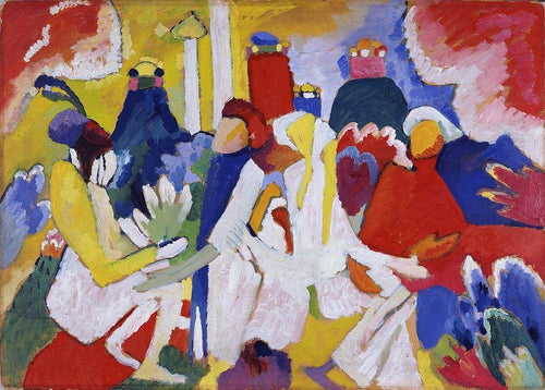 oriental (Wassily Kandinsky) - Reprodução com Qualidade Museu
