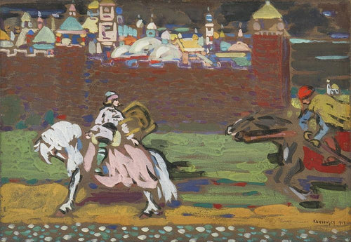 Cruzados (Wassily Kandinsky) - Reprodução com Qualidade Museu
