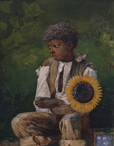 Uma flor para o professor (Winslow Homer) - Reprodução com Qualidade Museu