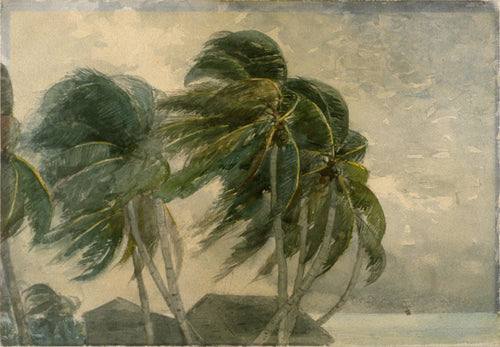 A Norther Key West (Winslow Homer) - Reprodução com Qualidade Museu