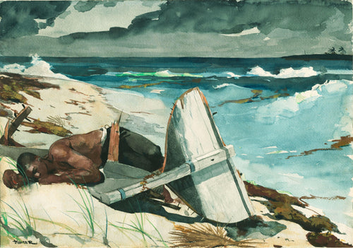 Depois do furacão, Bahamas (Winslow Homer) - Reprodução com Qualidade Museu