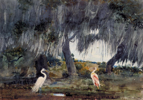 Em Tampa (Winslow Homer) - Reprodução com Qualidade Museu