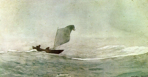 Soprado para longe (Winslow Homer) - Reprodução com Qualidade Museu