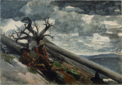 Montanha queimada (Winslow Homer) - Reprodução com Qualidade Museu
