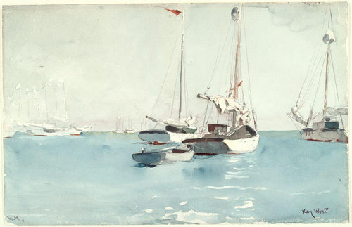 Key West (Winslow Homer) - Reprodução com Qualidade Museu