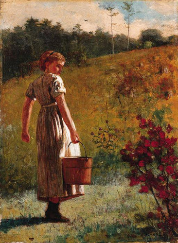 Retornando da primavera (Winslow Homer) - Reprodução com Qualidade Museu