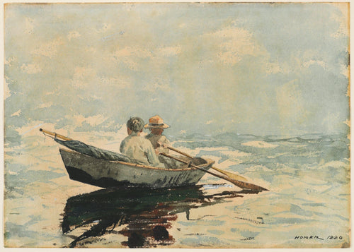 Barco a remo (Winslow Homer) - Reprodução com Qualidade Museu