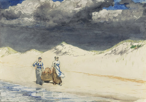 Areia e céu (Winslow Homer) - Reprodução com Qualidade Museu