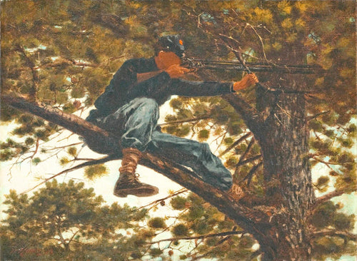 O atirador em serviço de piquete (Winslow Homer) - Reprodução com Qualidade Museu