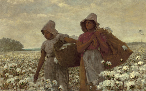 Os colhedores de algodão (Winslow Homer) - Reprodução com Qualidade Museu