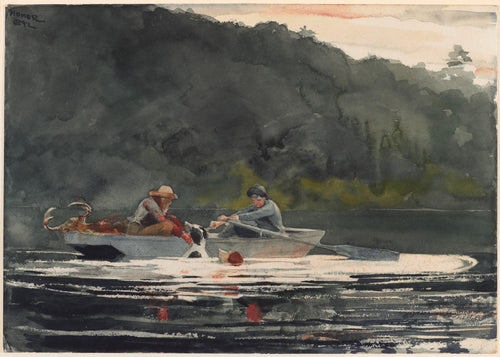 O fim da caça (Winslow Homer) - Reprodução com Qualidade Museu