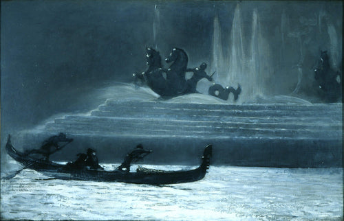 Exposição colombiana de The Fountains at Night (Winslow Homer) - Reprodução com Qualidade Museu