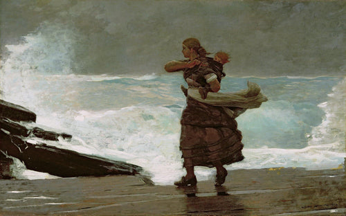 The Gale (Winslow Homer) - Reprodução com Qualidade Museu