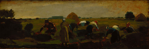 The Gleaners (Winslow Homer) - Reprodução com Qualidade Museu